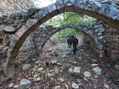 לוחמי גולני ויהל"ם ליד נהר הליטאני במלחמה האחרונה