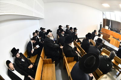 חרדים בבית משפט השלום בתל אביב