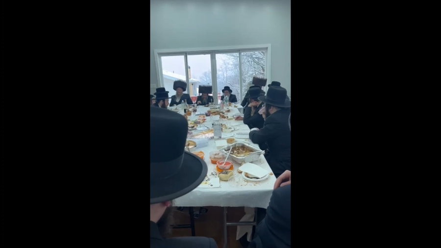 שמחת הברית לנכד האדמו"ר מסקולען לייקווד