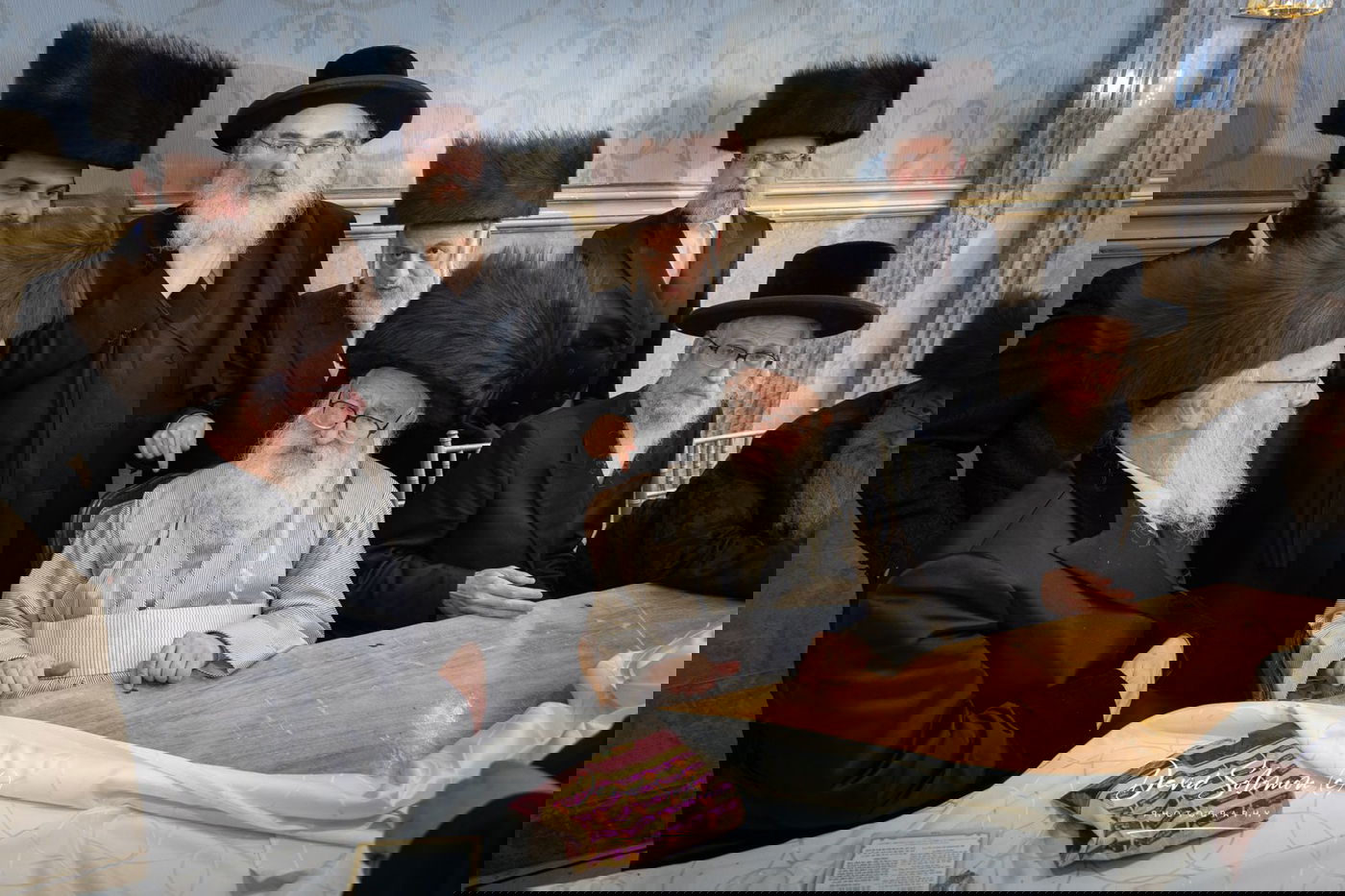 שמחת נישואי נכד האדמו"ר ממשכנות הרועים בלונדון