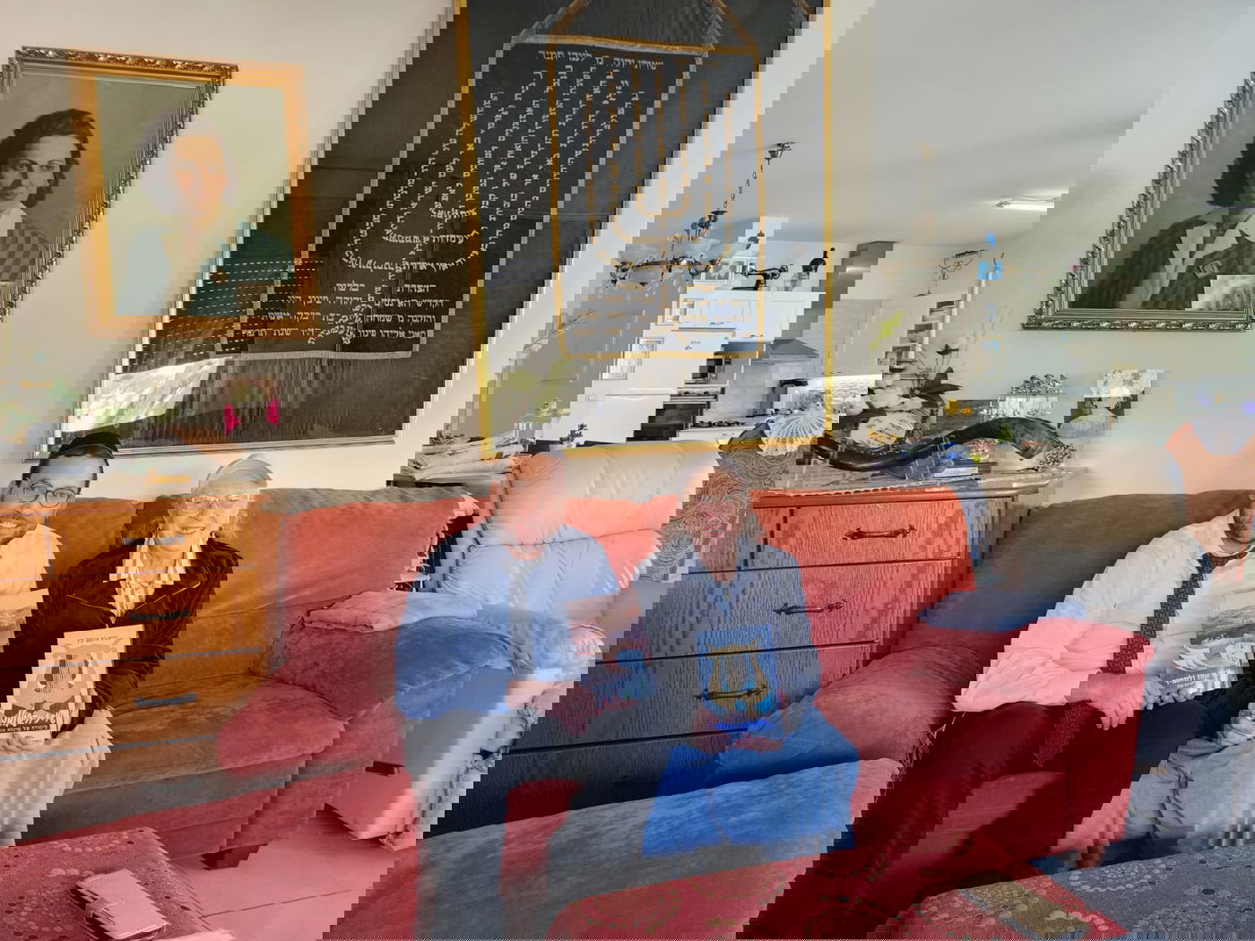 כרמלה כהן בתה של שולמית כהן המרגלת מלבנון עם כותב השורות