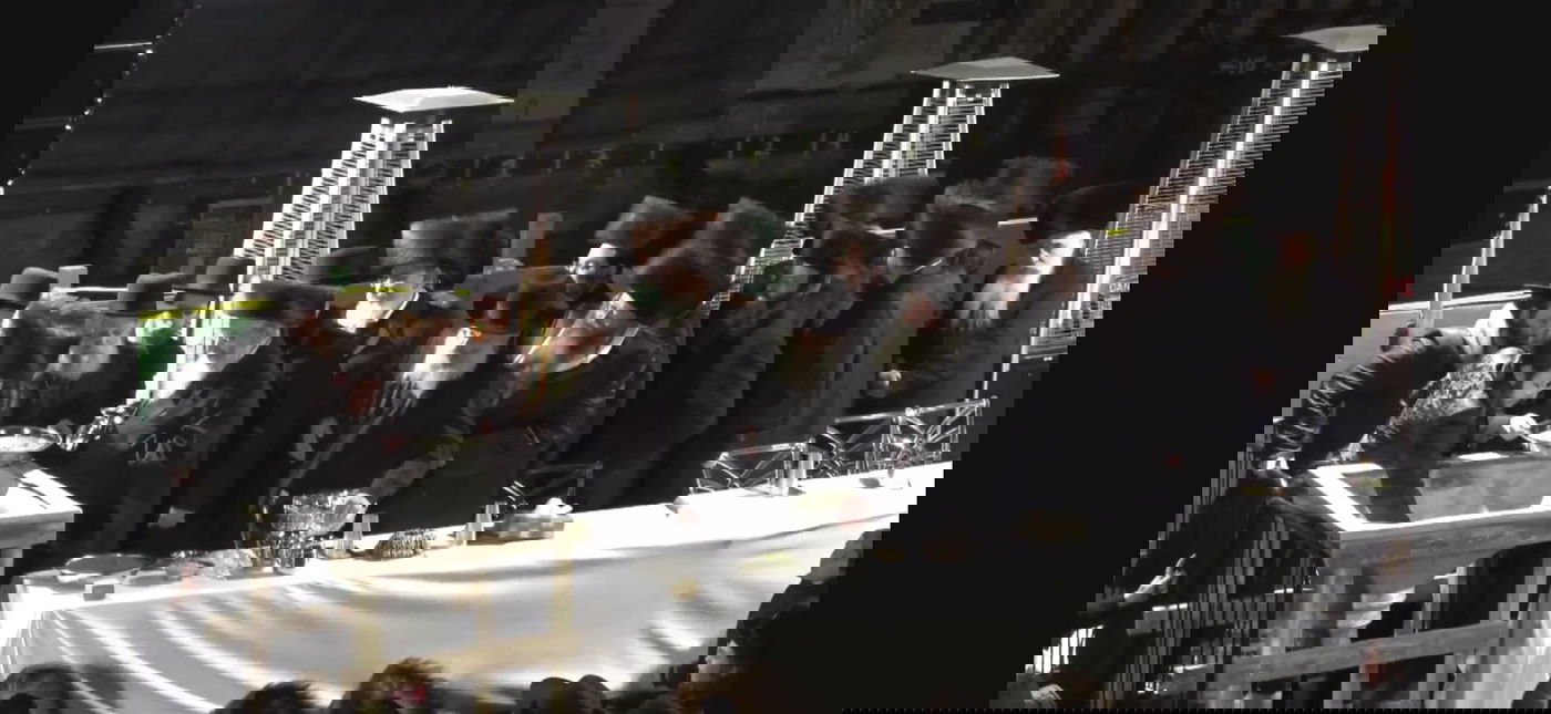 מעמד הנחת אבן הפינה בקארלין סטאלין בבורו פארק