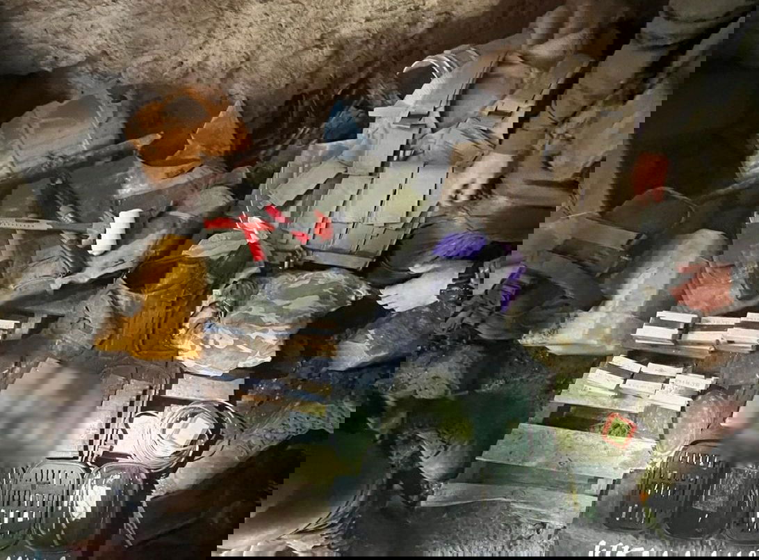 אמצעי הלחימה שאותרו על המחבלים ברכב