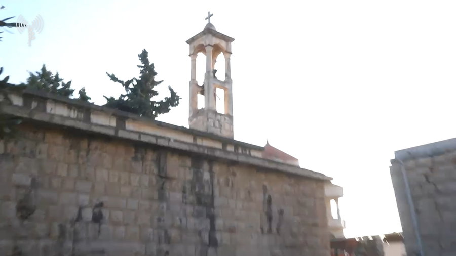 תיעוד מהכנסייה ששימשה את המחבלים במרחב