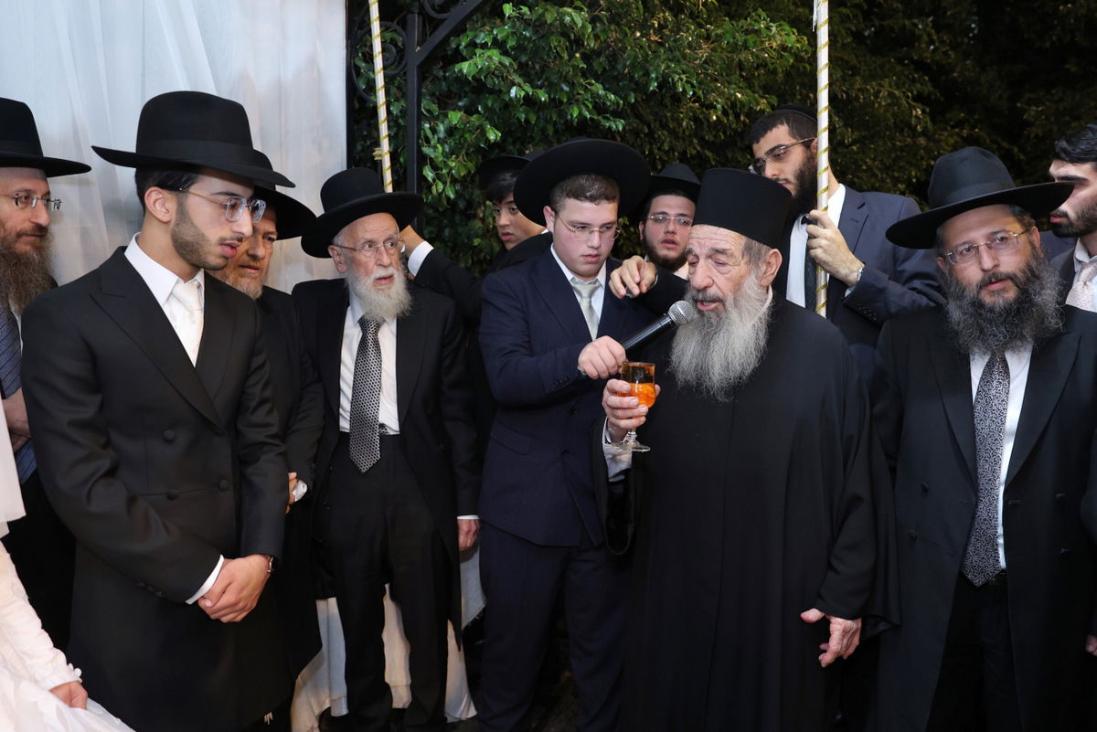 שמחת נישואי בן הגאון רבי יצחק טופיק, עם נכדת הגה"צ חכם ניסים בן שמעון 