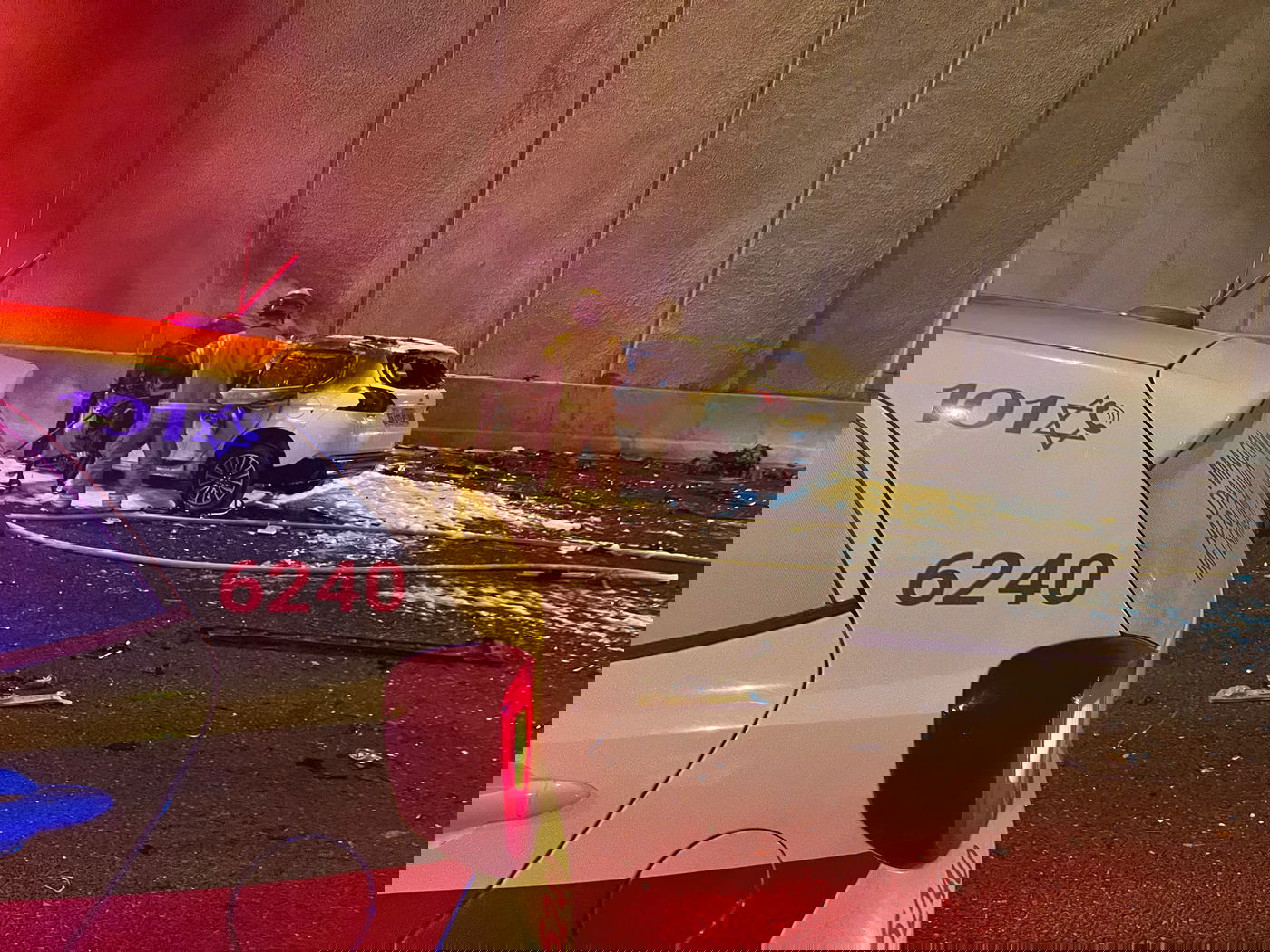 זירת התאונה הקטלנית