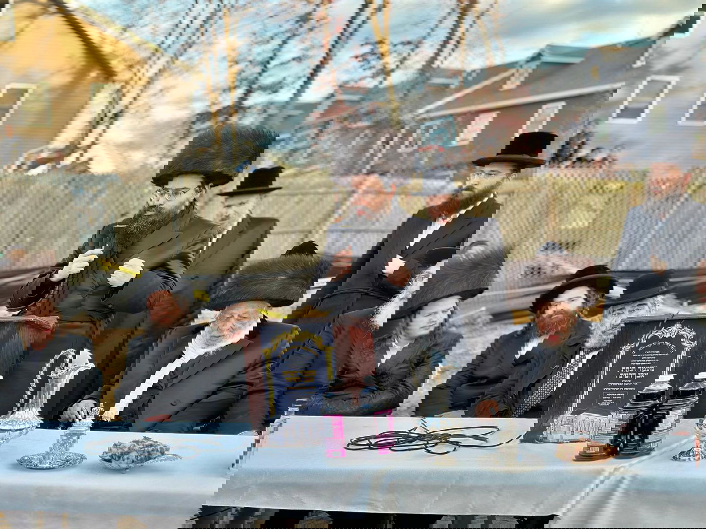 הנחת אבן הפינה לביהמ"ד קופיטשניץ בלייקווד