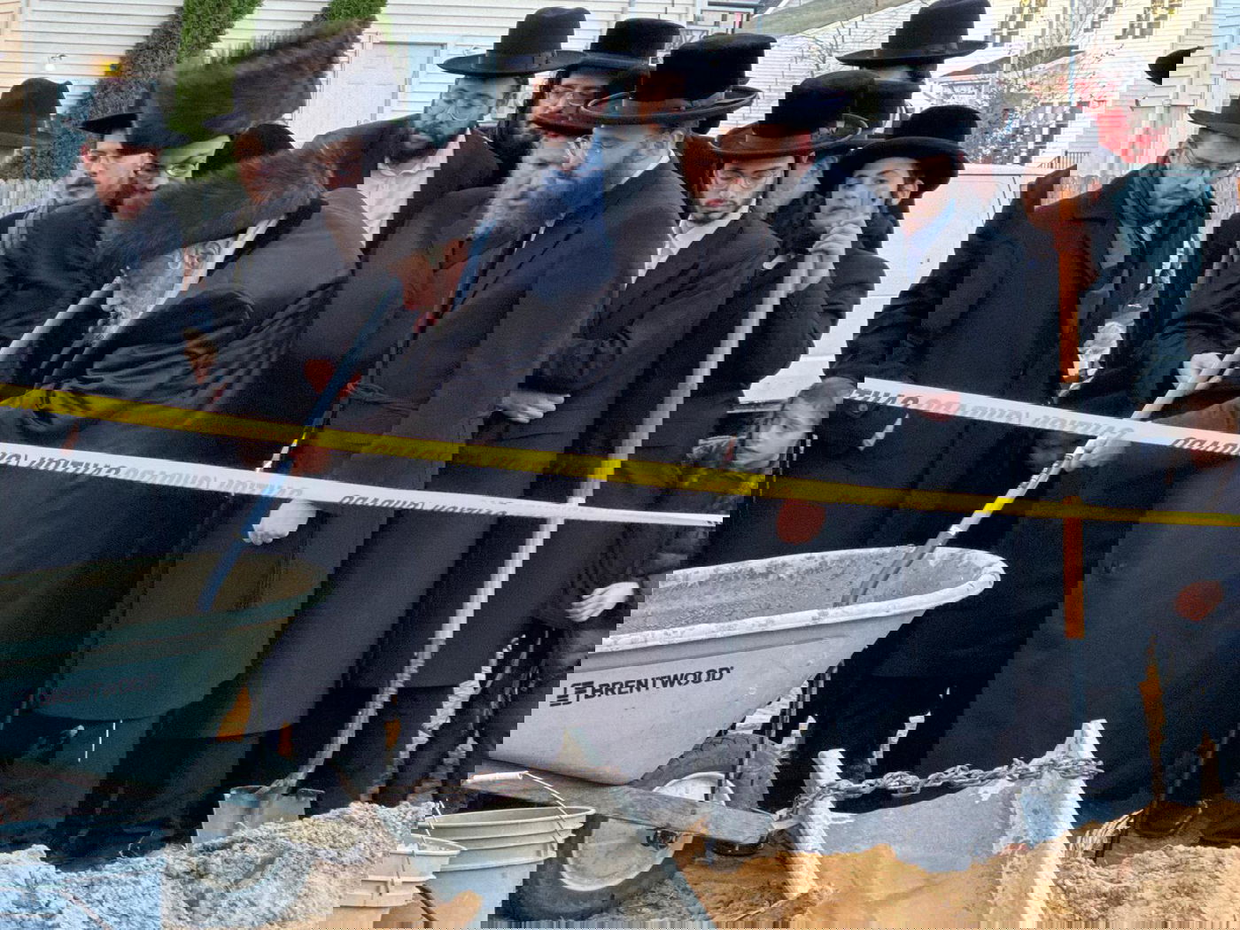 הנחת אבן הפינה לביהמ"ד קופיטשניץ בלייקווד