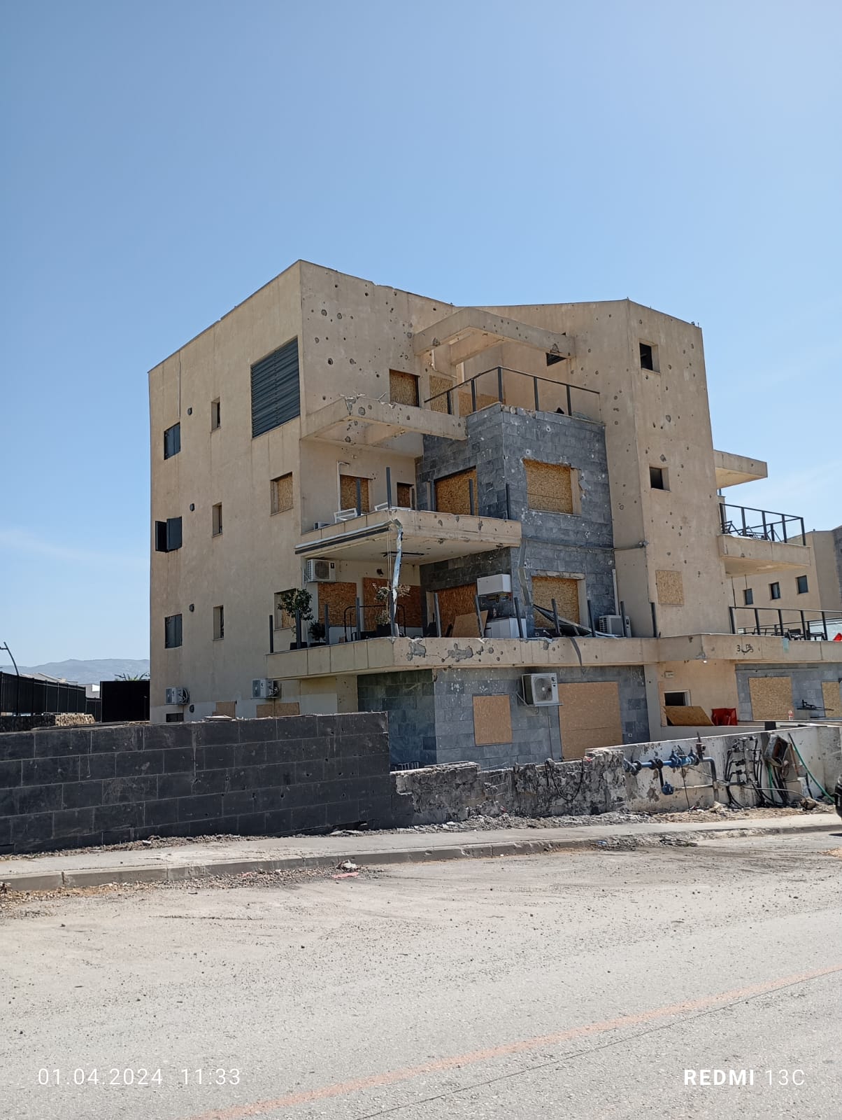 בית בקרית שמונה שנפגע מהירי