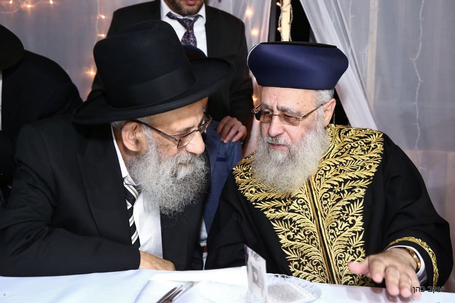 עם הראשל"צ הגר"י יוסף