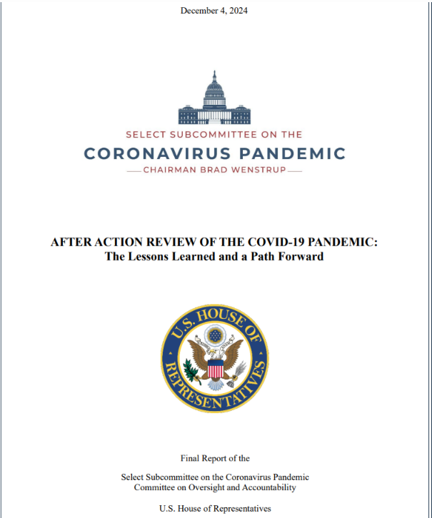 דו"ח הקונגרס אודות נגיף הקורנה