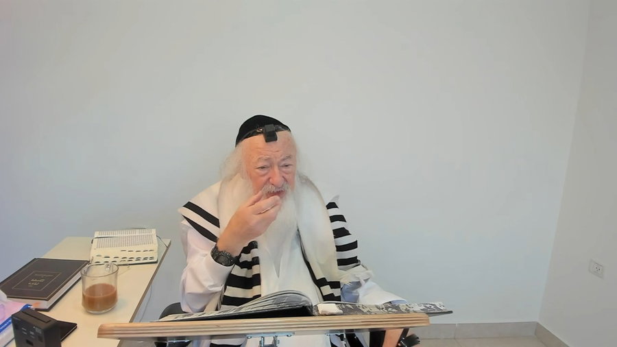 הרב יעקב דוד סטפנסקי בשיעור על מסכת יומא
