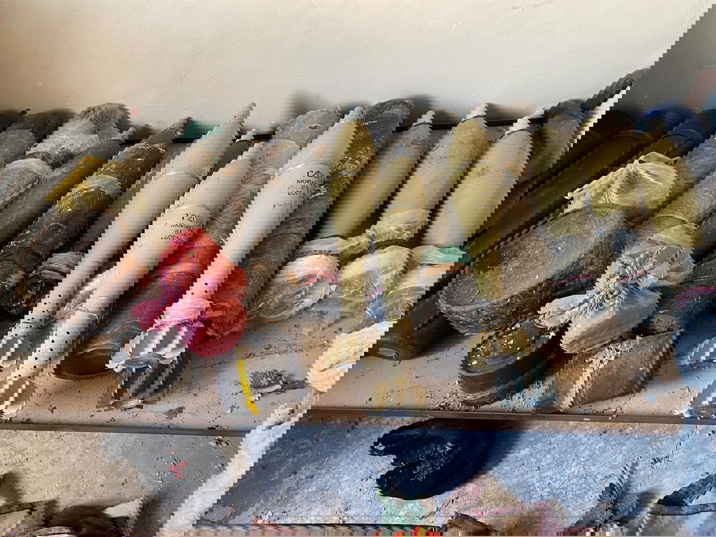 אמצעי לחימה שאותרו