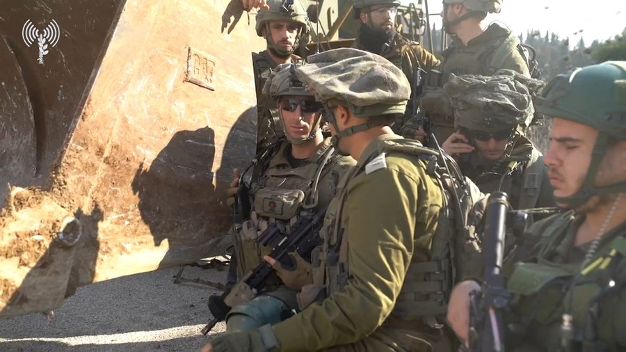 צפו במפקד חטיבה 769, אלוף-משנה אבי מרציאנו במרחב בו פועלים הכוחות