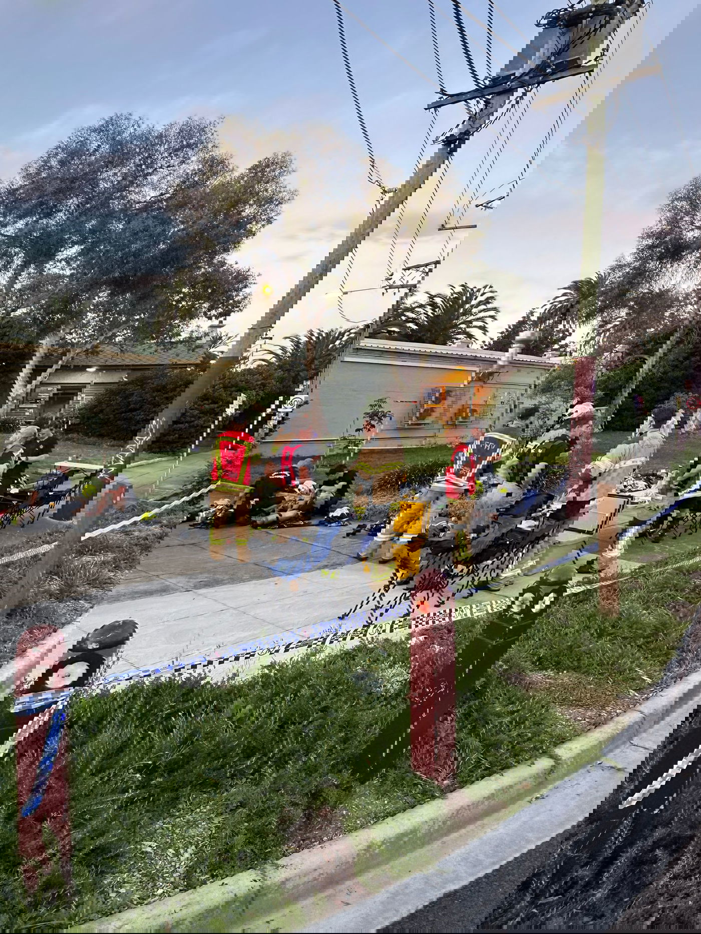 זירת האירוע במלברון שבאוסטרליה