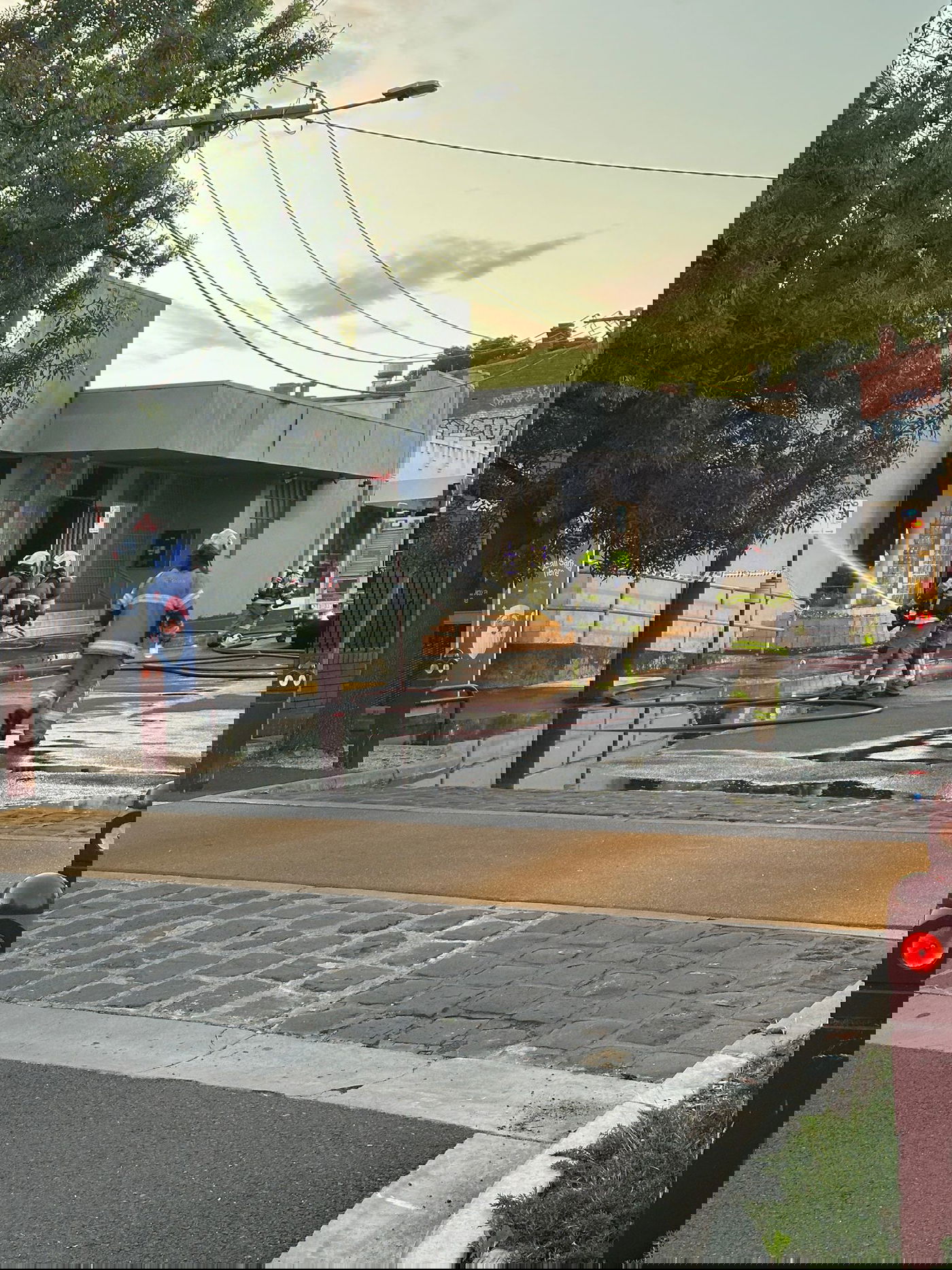 זירת האירוע במלברון שבאוסטרליה