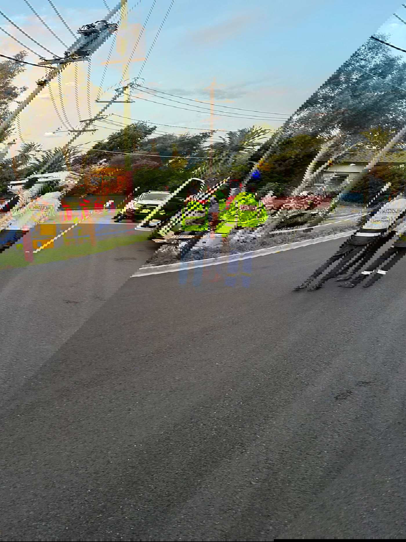 זירת האירוע במלבורן שבאוסטרליה