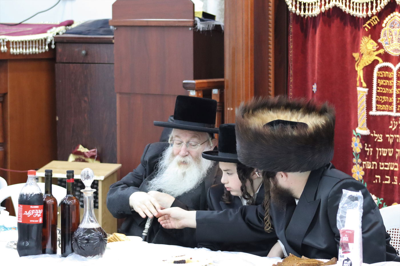 שמחת הבר מצווה לנכד האדמו"ר מתולדות משה