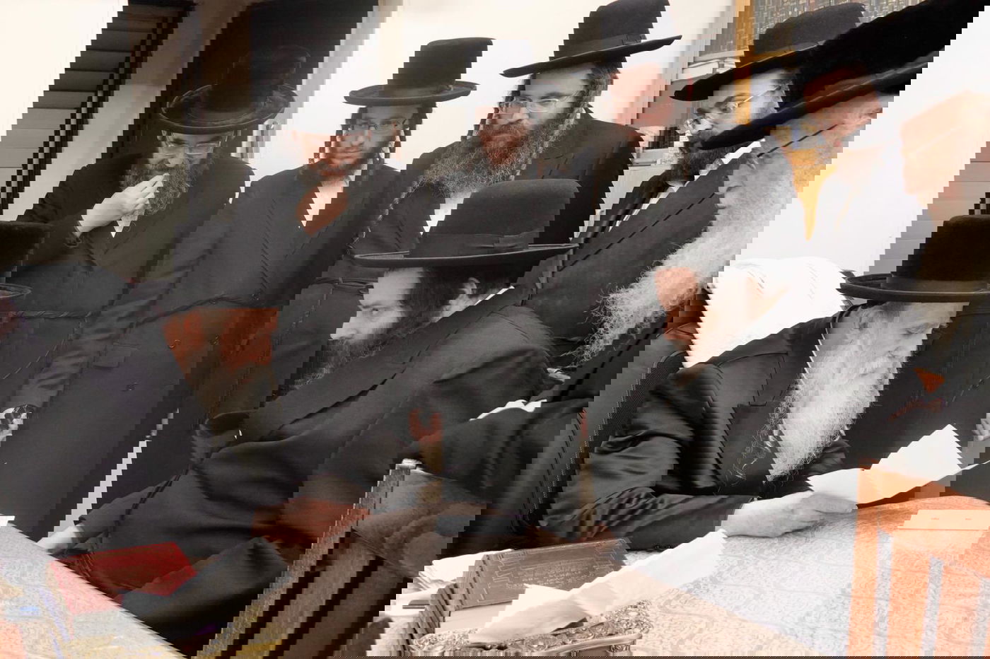 הרה"צ רבי דוד אלתר בביקור אצל האדמו"ר ממחנובקא בעלזא