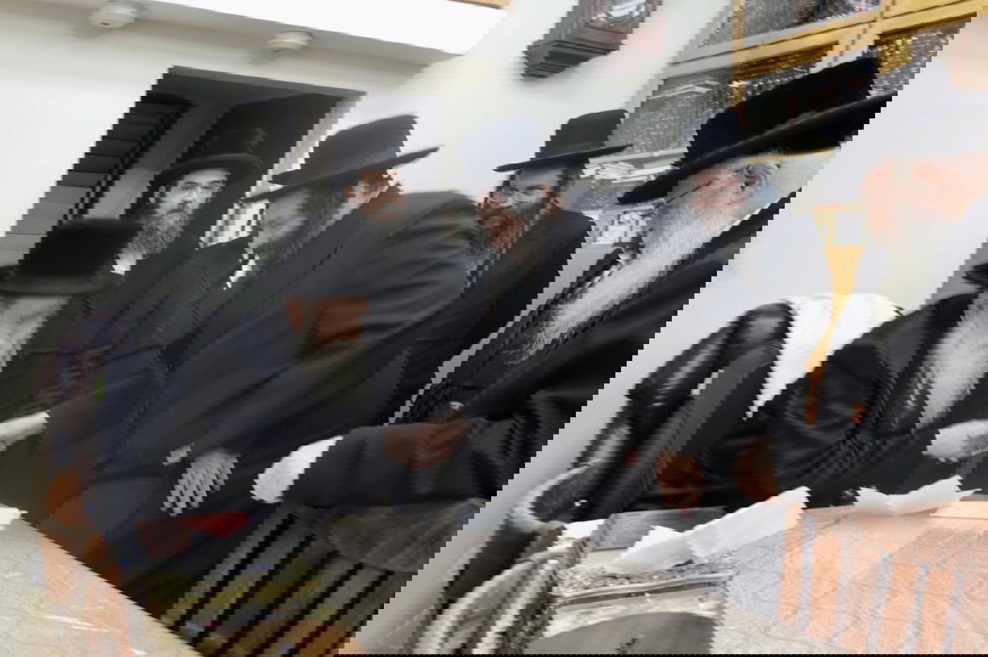 הרה"צ רבי דוד אלתר בביקור אצל האדמו"ר ממחנובקא בעלזא