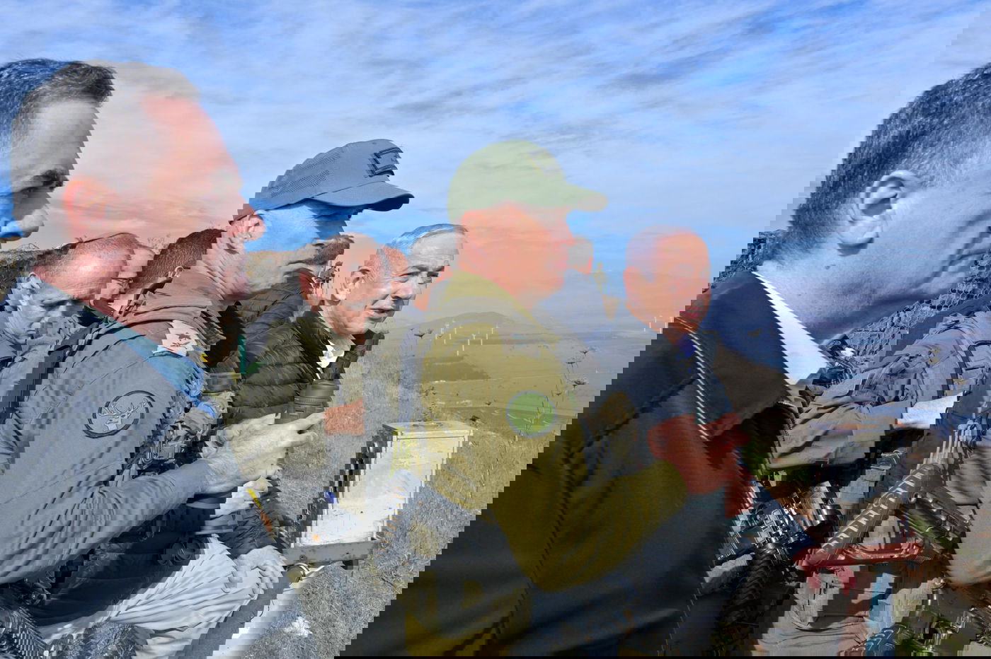 נתניהו וכ"ץ בגבול, היום