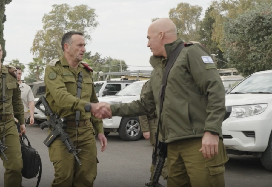 הרמטכ"ל בפיקוד צפון, אתמול 