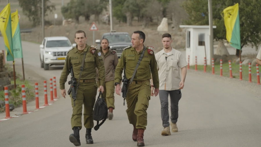 הרמטכ"ל הלוי בצפון, אתמול