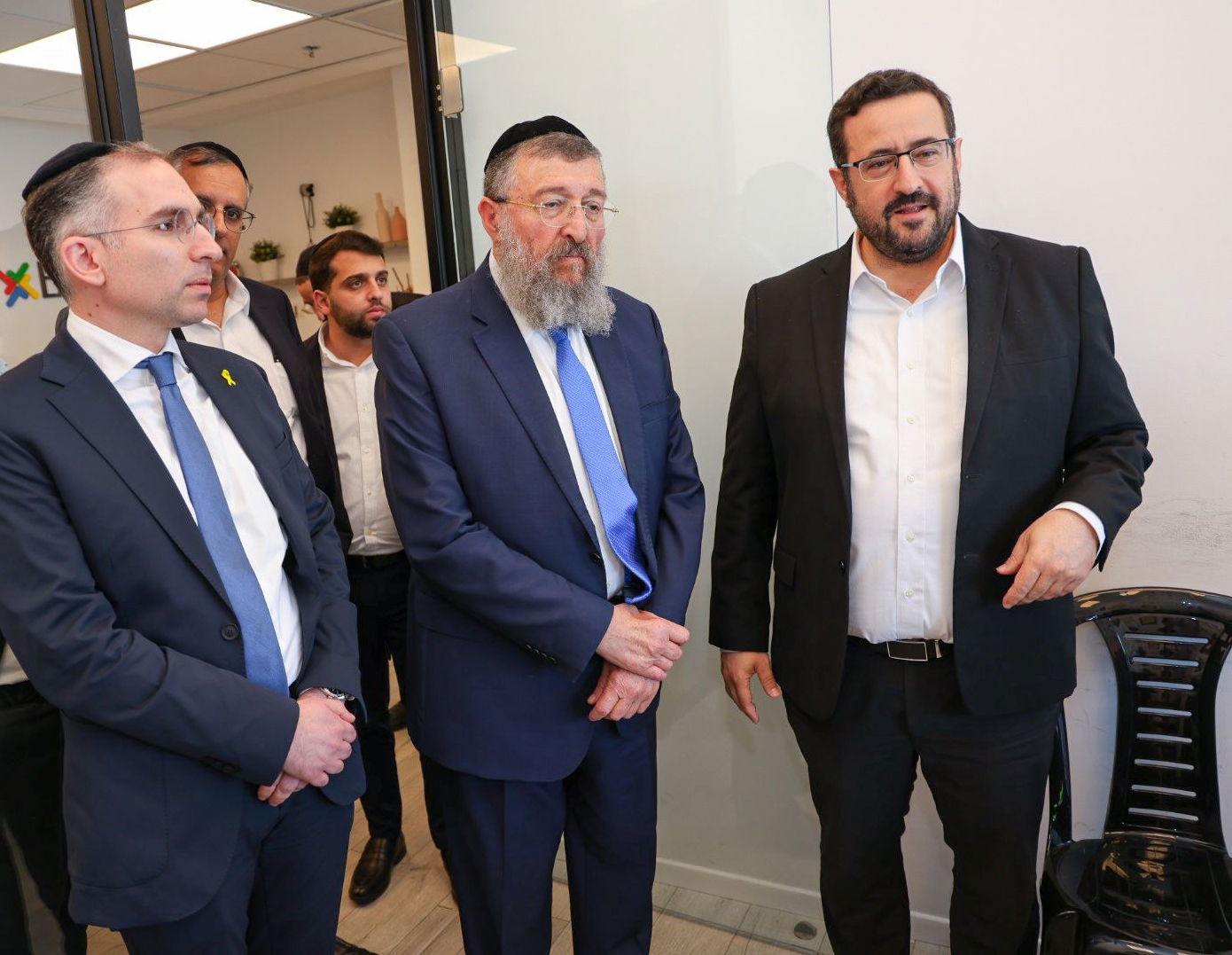 סיור מקצועי בקמפוס קמא טק בבני ברק, עם שר העבודה יואב בן צור