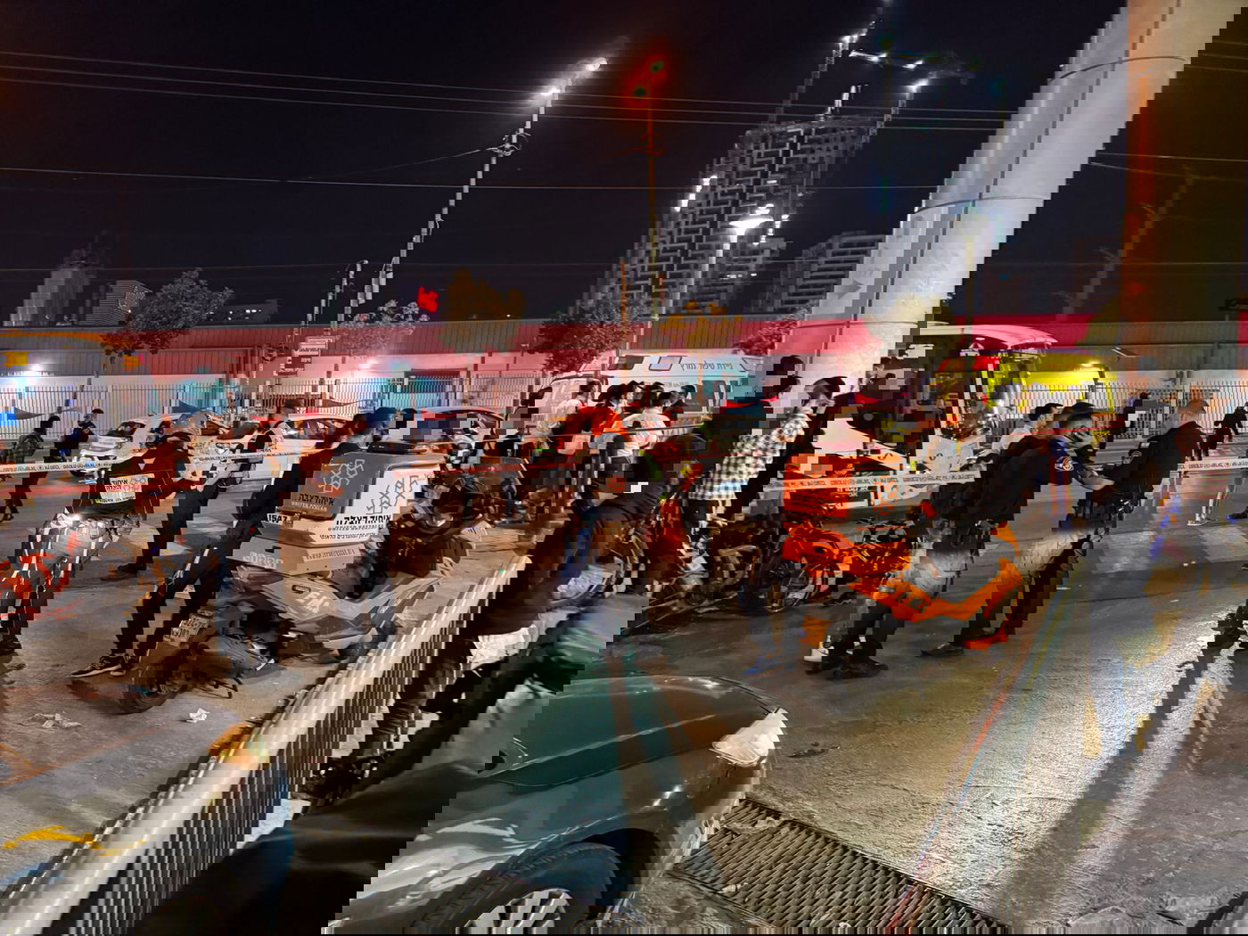 זירת הדריסה בבני ברק