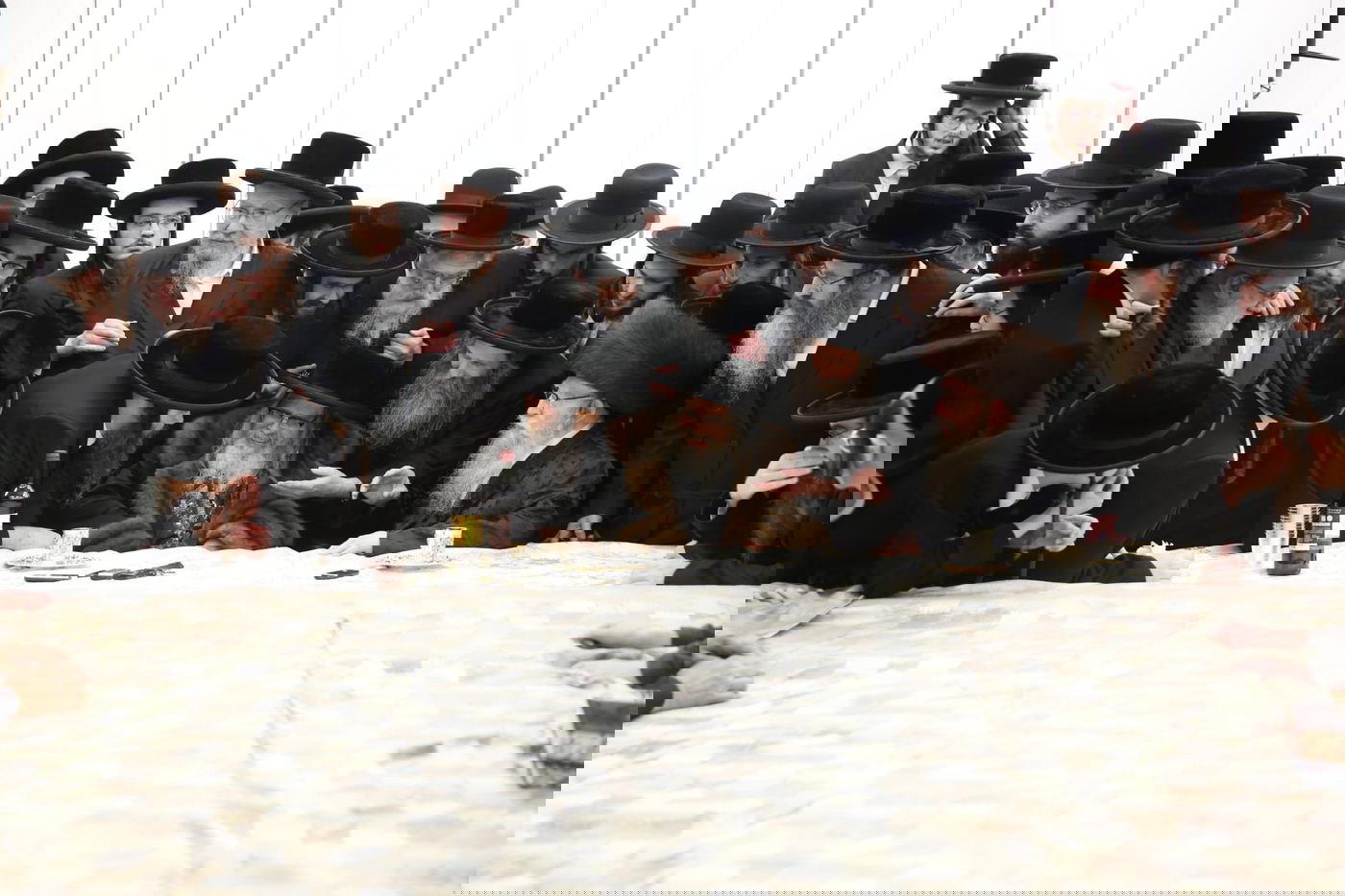 האדמו"ר מסאטמר בביקור אצל האדמו"ר מפשעווארסק