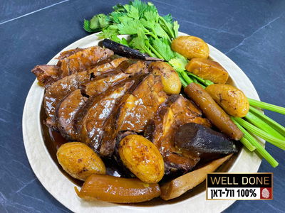 רנץ' רוסט עסיסי מוכן להגשה