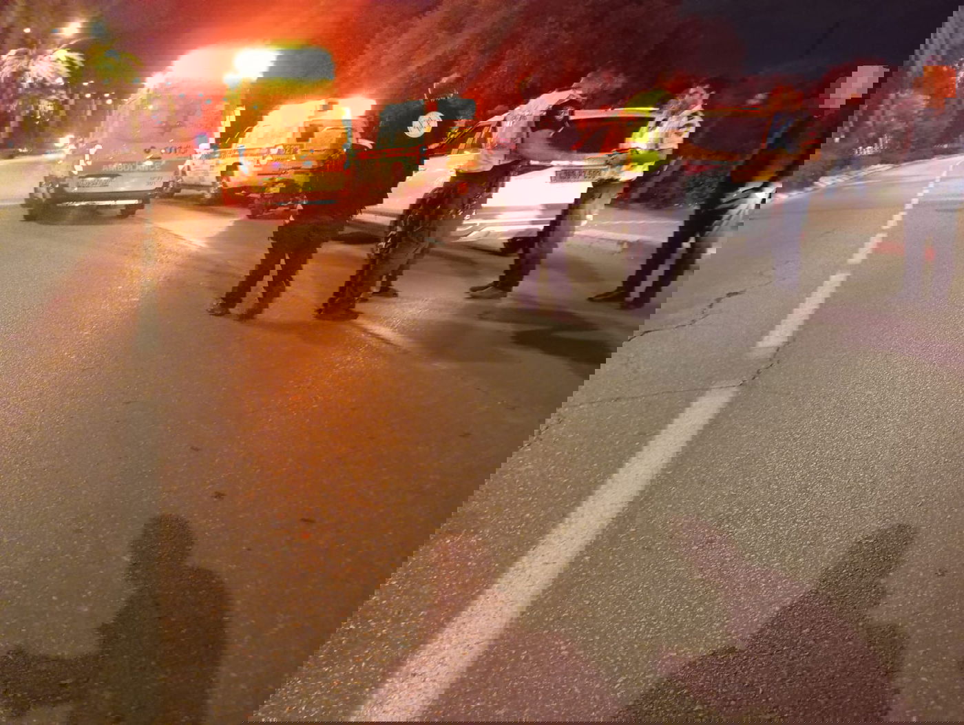 זירת התאונה