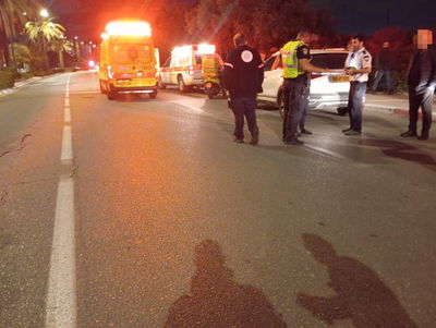 זירת התאונה