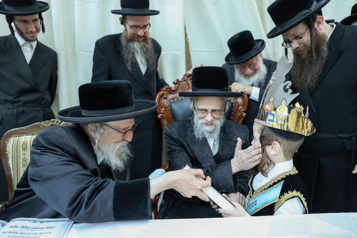 מסיבת חומש בת"ת 'סערט ויז'ניץ' בחיפה