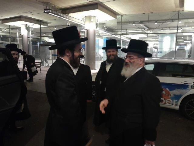 הרה"ג שלום רוקח בביקור בזק באנטווערפן