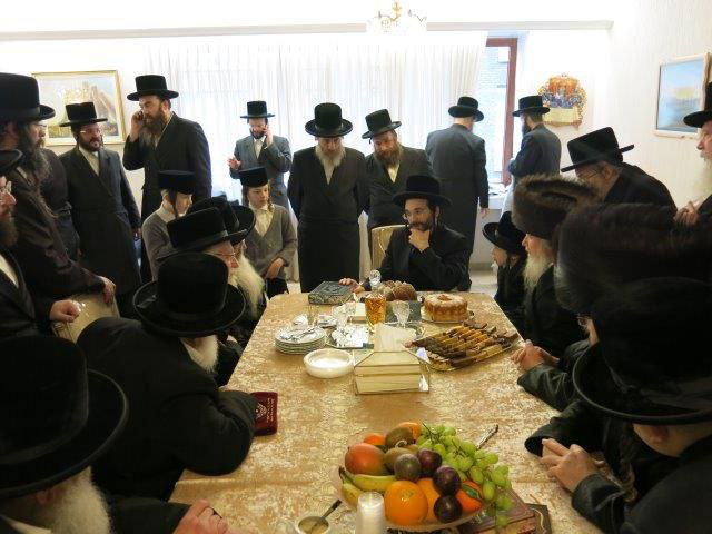 הרה"ג שלום רוקח בביקור בזק באנטווערפן