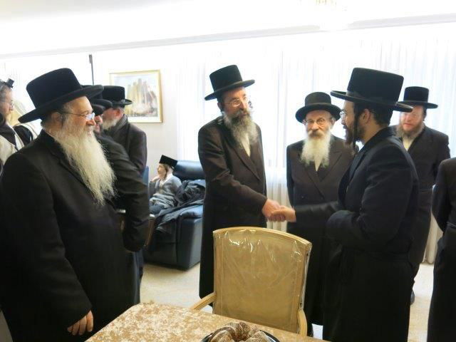 הרה"ג שלום רוקח בביקור בזק באנטווערפן