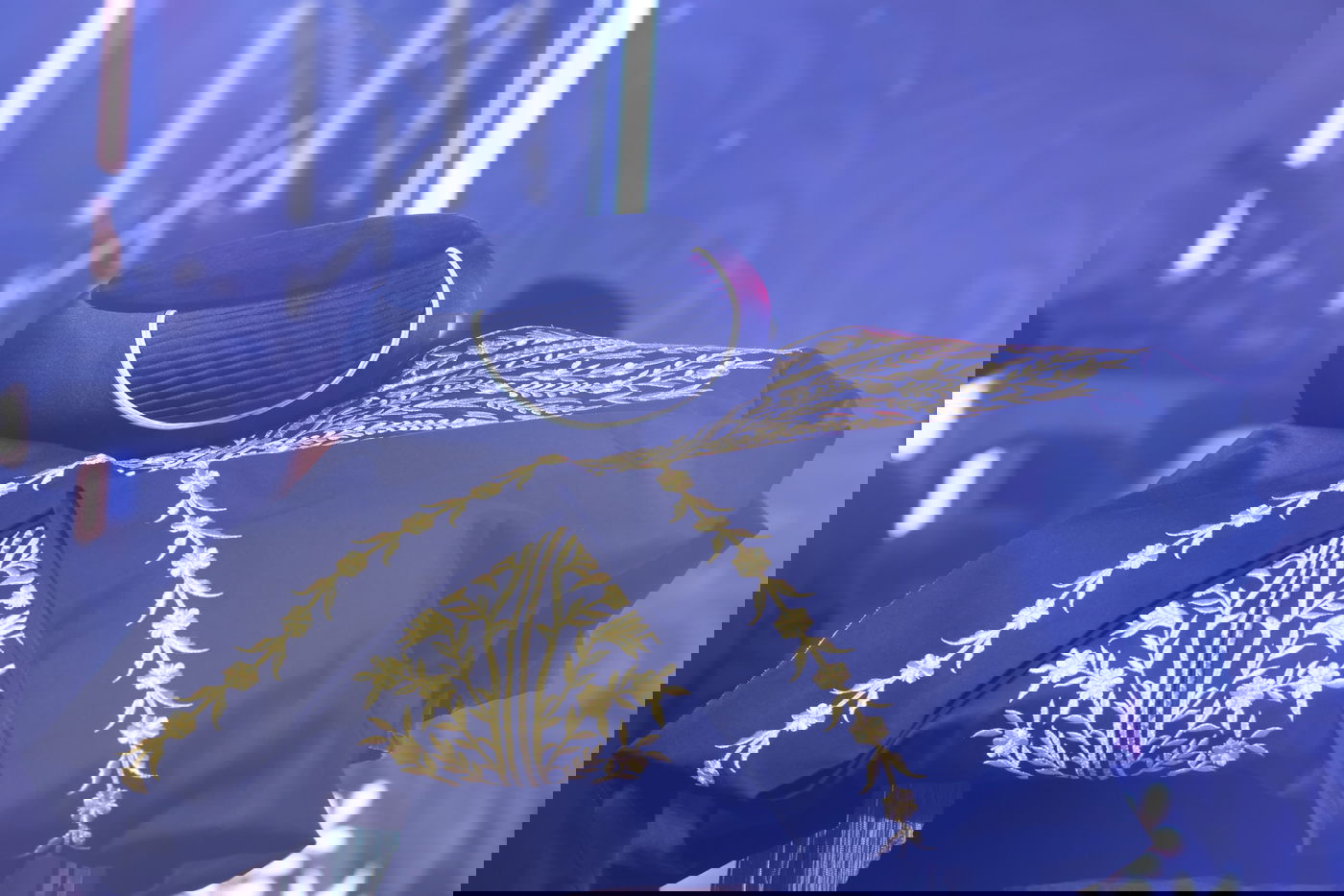 הכתרת הראש"ל הרב דוד יוסף בבית הכנסת הגדול