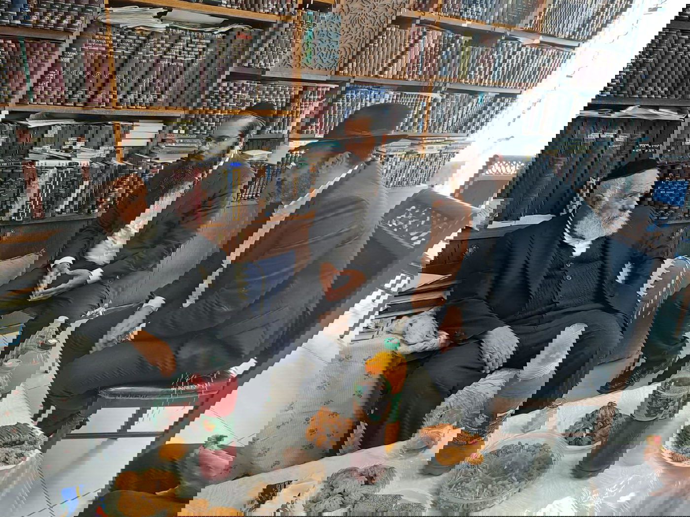 ניחום אבלים אצל הגאון רבי שלמה מחפוד 