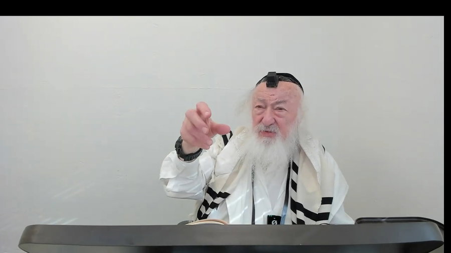 הרב יעקב דוד סטפנסקי בשיעור על מסכת סוכה