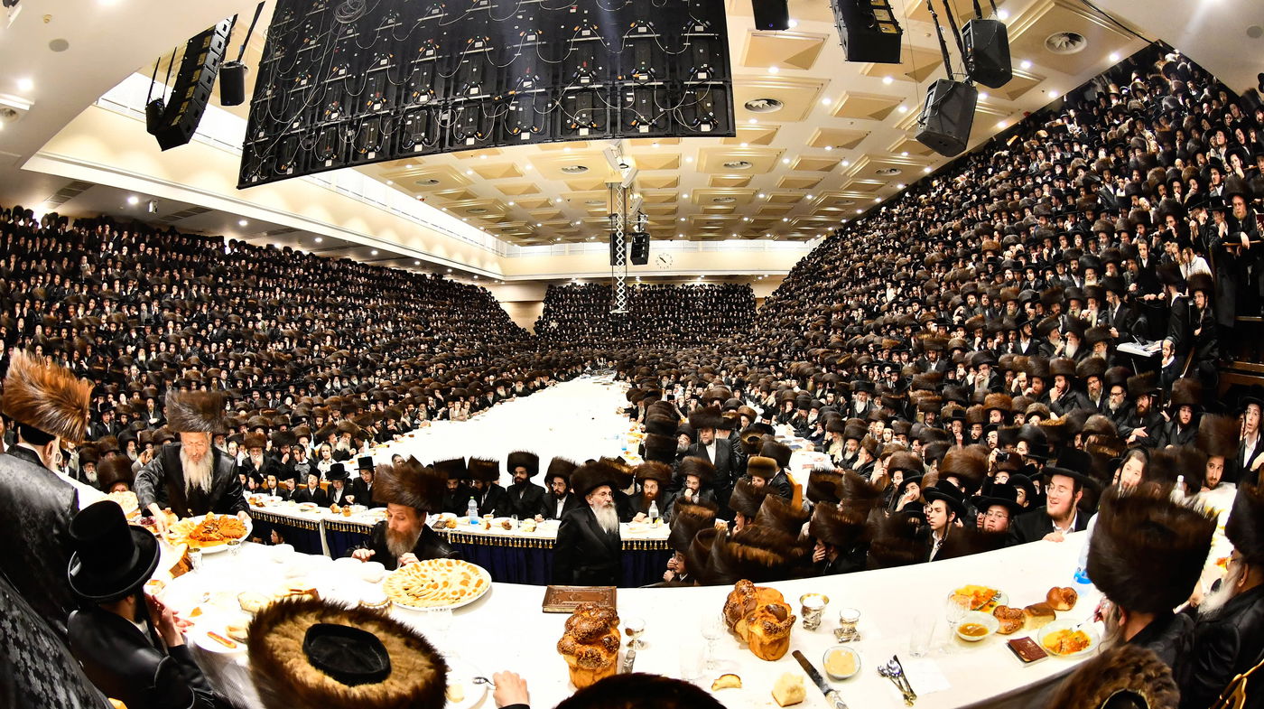 שמחת אירוסי נכדת האדמו"ר מבעלזא