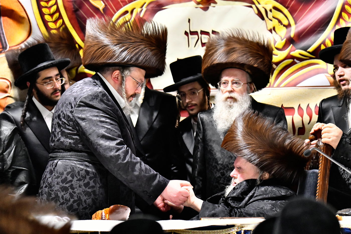 שמחת אירוסי נכדת האדמו"ר מבעלזא