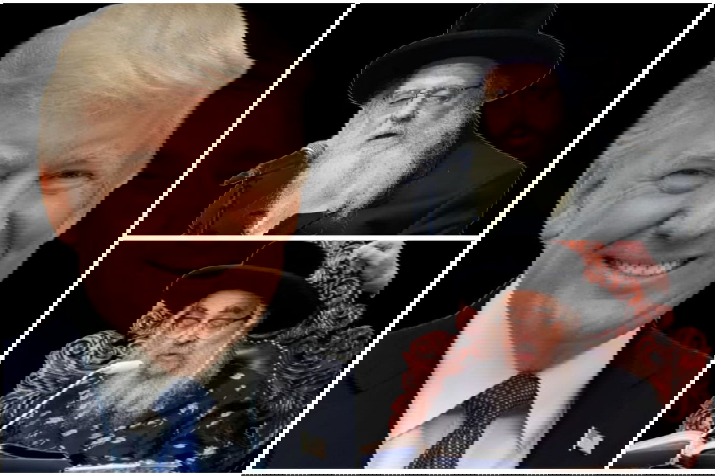 הנשיא דונלנד טראמפ, הגר"ש אלתר והאדמו"ר מסאטמר