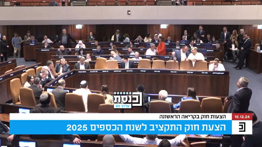 לקול תשואות האופוזיציה: השר איתמר בן גביר הצביע נגד התקציב