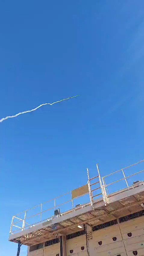 צפו: מיירט ישראלי בדרך למפגש עם הטיל התימני