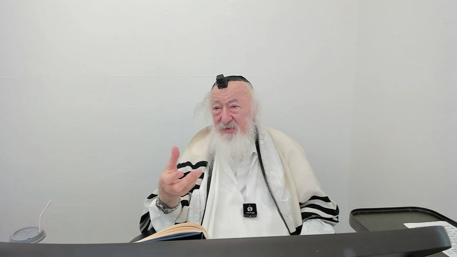 הרב יעקב דוד סטפנסקי בשיעור על מסכת סוכה