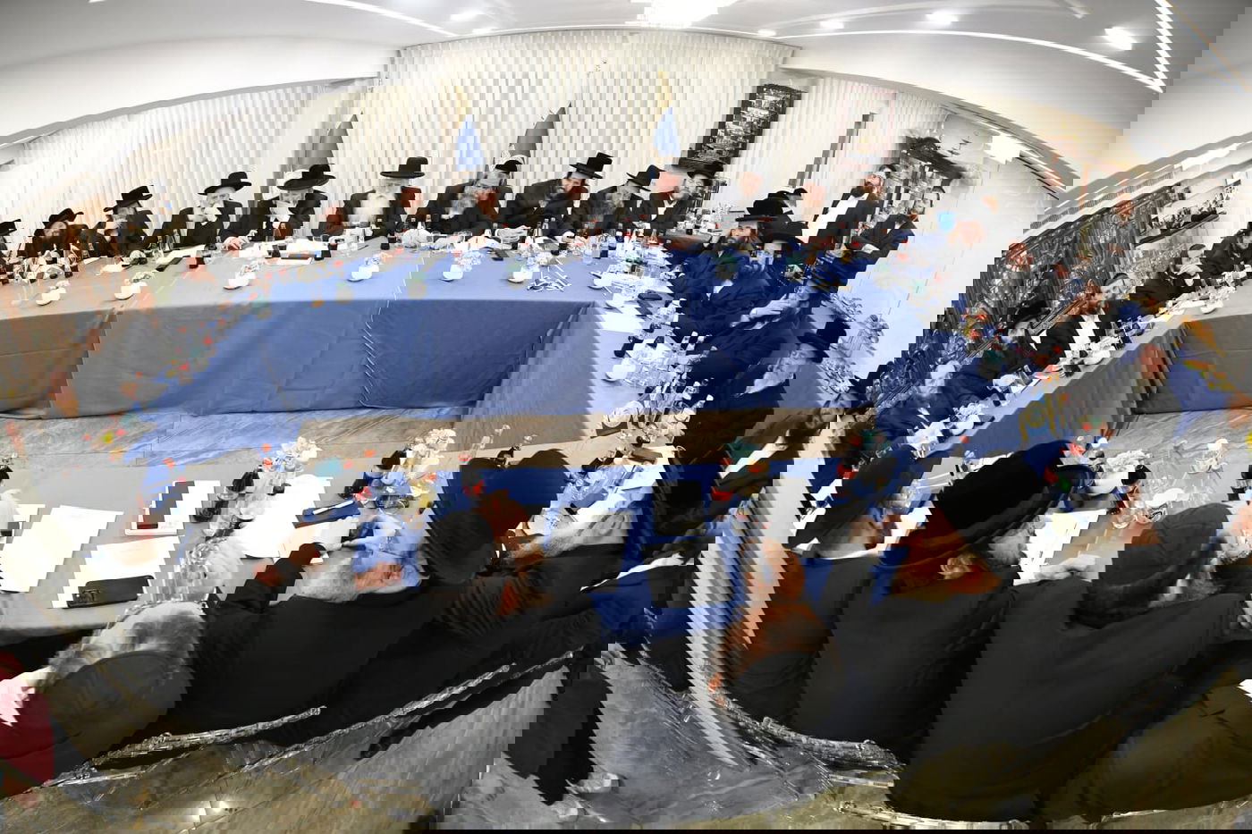 כינוס שלומי אמונים בביתו של השר מאיר פרוש