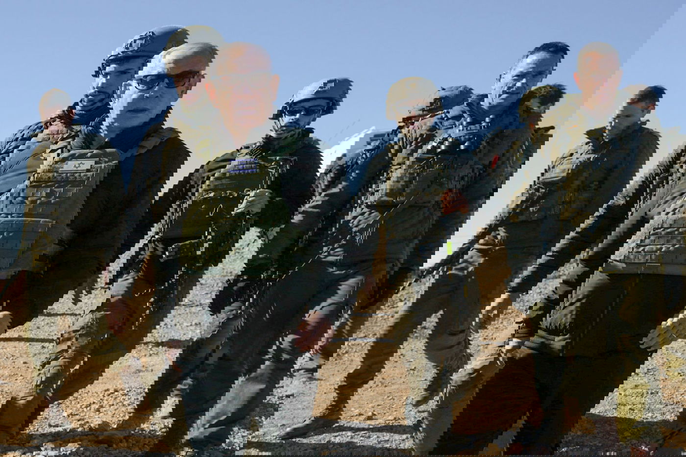 נתניהו בחרמון הסורי