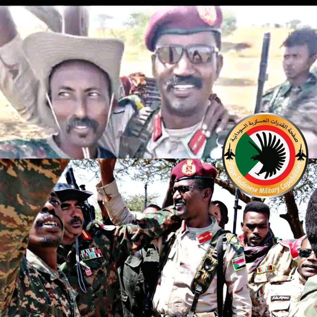 קצינים וחיילים בצבא סודאן