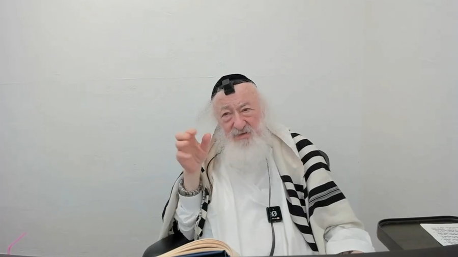 הרב יעקב דוד סטפנסקי בשיעור על מסכת סוכה